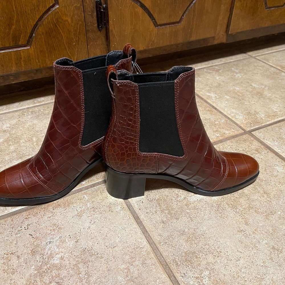 Rag & Bone Hazel Croc Booties - Picture 5 of 7